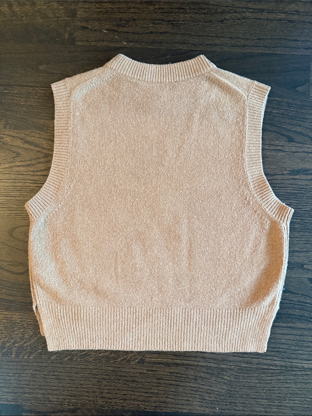 French Connection Blush Sleeveless Crewneck Sweater Vest - Picture 3 of 3
